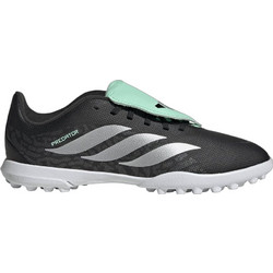 Adidas Predator Club Ft TF KJ6740 Παιδικά Ποδοσφαιρικά Παπούτσια με Σχάρα Μαύρα Τιρκουάζ