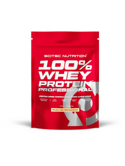 Scitec Nutrition 100% Whey Professional Peanut Butter Πρωτεΐνη Ορού Γάλακτος Γράμμωσης Χωρίς Γλουτένη 400gr