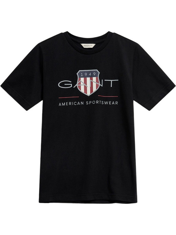 Gant Παιδικό T-Shirt Κοντομάνικο Μαύρο 3G813100003-5