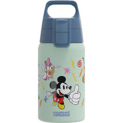 Sigg Mickey & Friends Παιδικό Παγούρι Θερμός Ανοξείδωτο BPA Free με Καλαμάκι Πράσινο Mint 500ml
