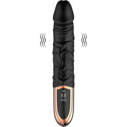 Black Orchid Ρεαλιστικός Δονητής 23cm Μαύρος