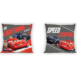 Dimcol Disney Cars 17 Παιδικό Διακοσμητικό Μαξιλάρι Κόκκινο Γκρι 40x40cm