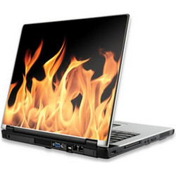 Flames Αυτοκόλλητο για Laptop 37.5x25cm 475655