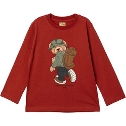 Funky Παιδικό T-Shirt Μακρυμάνικο Κόκκινο 227-306112-1