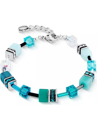 Coeur de Lion GeoCube Γυναικείο Βραχιόλι από Ατσάλι με Swarovski 2838/30-0624