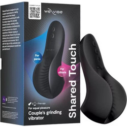 We-Vibe Shared Touch Κλειτοριδικός Δονητής για Ζευγάρια με App Control 13.8cm Μαύρος