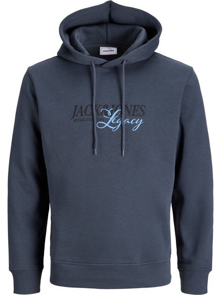 Jack & Jones Ανδρικό Φούτερ με Κουκούλα Navy Μπλε 12299760