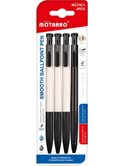 Motarro Σετ Στυλό Διαρκείας 0.7mm 4τμχ MC216-1