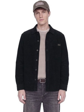 Jack & Jones Jjzac Ανδρικό Πουκάμισο Overshirt Μαύρο 12299048