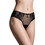 Milena By Paris Γυναικείο Sexy Brazil με Δαντέλα Μαύρο 8563