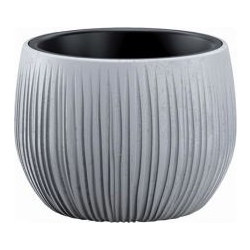 Prosperplast Beton Bowl Κασπώ Εξωτερικού Χώρου Πλαστικό Γκρι 29x19.5cm DKB290
