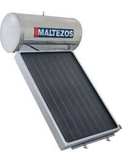 Maltezos H Ηλιακός Θερμοσίφωνας 160lt 2.6m² Inox Τριπλής Ενέργειας