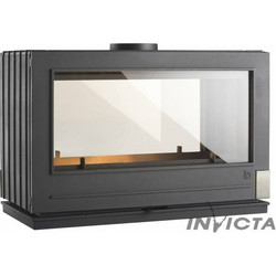Invicta Aaron Μαντεμένια Ξυλόσομπα 12kW