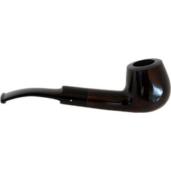 PIPEX D 8 SMOOTH ΜΑΥΡΗ ΠΙΠΑ ΚΑΠΝΟΥ ΗΜΙΚΥΡΤΗ