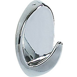 Κρεμαστράκια Αυτοκόλλητα (Σετ 3τμχ) Spirella 05254.001 Oval Chro