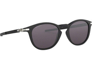 Oakley OO9439 01 Ανδρικά Γυαλιά Ηλίου Στρογγυλά Κοκάλινα Μαύρα με Μαύρο Καθρέπτη Φακό