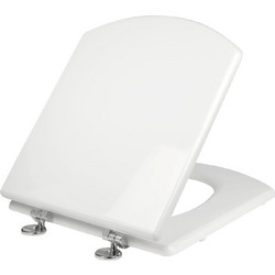 Elvit 0196 Καπάκι Λεκάνης D-Shape Πλαστικό Λευκό 45x35.5cm 0196-ELVIT