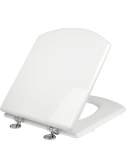Elvit 0196 Καπάκι Λεκάνης D-Shape Πλαστικό Λευκό 45x35.5cm 0196-ELVIT