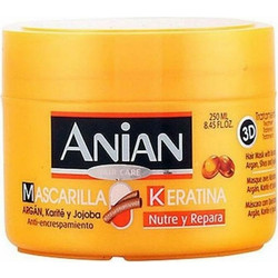 Anian Argan & Karite & Jojoba Μάσκα Μαλλιών Κερατίνης για Επανόρθωση 250ml
