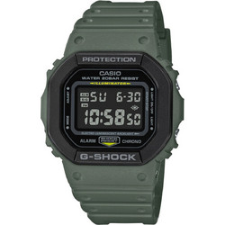 Casio G-Shock Ψηφιακό Ανδρικό Ρολόι Χρονογράφος με Μαύρο Καουτσούκ Λουράκι DW-5610SU-3ER