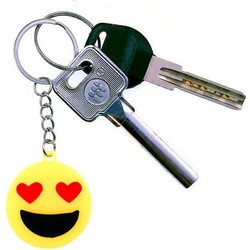 Mini Emoji Key Ring Bag Pendant 3.5cm Party Bag Gift for Children Party Birthday (50psc)