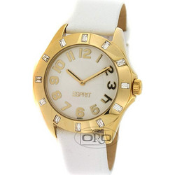 Esprit Roulette Gold Γυναικείο Ρολόι με Χρυσό Δερμάτινο Λουράκι ES102282004