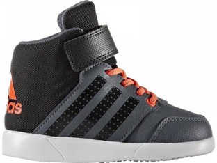 Adidas JAN BS 2 MID I Παιδικά Sneakers Μποτάκια Ανθρακί AQ3689