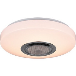 RL Maia Πλαφονιέρα LED 10W Με Εναλλαγή Χρωμάτων Φωτισμού Και Ηχείο Bluetooth Σε Λευκό Χρώμα