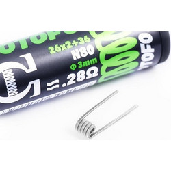 Αντιστάσεις Premade Wotofo Ni80 10Pcs Packet