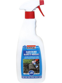 Αντιμουχλικό σπρέι διαφανές Soudal Algen En Mos 1L