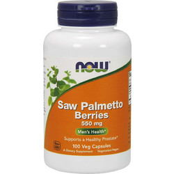 Now Foods Saw Palmetto 550mg 100 Κάψουλες