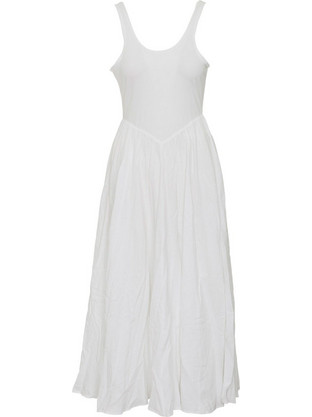 Free People Emily's Midi Καλοκαιρινό Φόρεμα Λευκό OB1104504