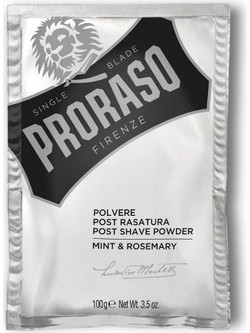 Proraso Talc Rosemary After Shave Χωρίς Οινόπνευμα 100gr