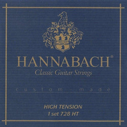 Hannabach 728 HT Σετ 6 Χορδές Κλασικής Κιθάρας Hard Tension