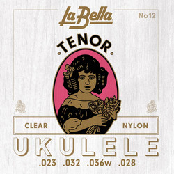 La Bella No. 12 Pro Tenor Σετ 4 Χορδές Ukelele Nylon 23-36" 1/2