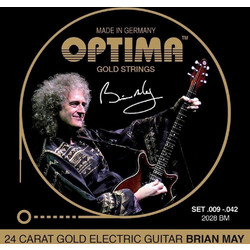 Optima Brian May Σετ 6 Χορδές Ηλεκτρικής Κιθάρας 9-42"