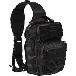 Mil-Tec One Strap Assault Pack Ανδρική Τσάντα Στήθους Μαύρη