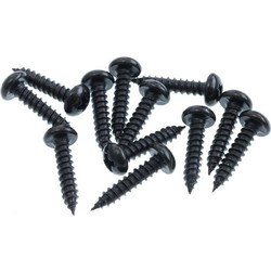 GMi Wood Screws 2,1 x 10mm - Black, 12-pack