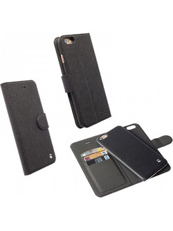 KRUSELL MALMO ΘΗΚΗ IPHONE 6 PLUS 5.5in LEATHER FLIPWALLET 2 IN 1 BLACK