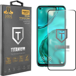 Idol 1991 Titanium Tempered Glass Black (Huawei P40 Lite)