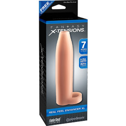 Pipedream Fantasy X-tensions Real Feel XL Κάλυμμα Επιμήκυνσης Πέους 17.8cm Flesh