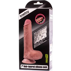 Lovetoy Nature Cock Ρεαλιστικό Dildo με Βεντούζα & Όρχεις 18cm Flesh
