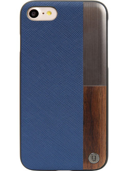 Κάλυμμα Πλάτης Uunique London Hard Shell iPhone 7/8/SE UUFMIP7HS002 Wood/Aluminium/Leather