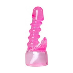 EasyToys Spiral Wand Attachment Κεφαλή Δονητή για Μασάζ 15cm Ροζ