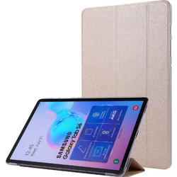 Samsung Galaxy Tab S6 10.5 2019 (SM-T860/T865) - Ultra Thin Lightweight Stand Cover Gold με πίσω κάλυμμα Διάφανο (oem)