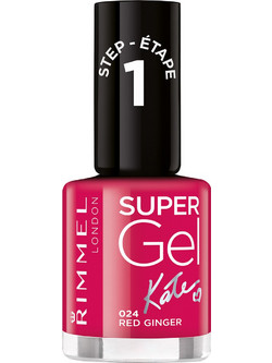 Rimmel London Super Gel By Kate 024 Red Ginger Gloss Βερνίκι Νυχιών Μακράς Διαρκείας 12ml