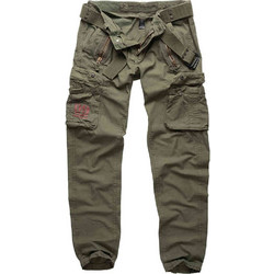 Surplus Ανδρικό Παντελόνι Cargo Joggers Ελαστικό Slim Εφαρμογή Χακί 05-3702-64