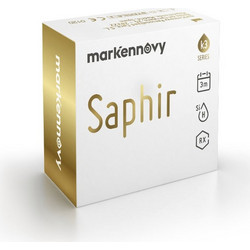 Mark'ennovy Saphir Τριμηνιαίοι Φακοί Επαφής Αστιγματικοί Σιλικόνης Υδρογέλης 2τμχ