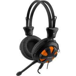 A4Tech HS-28 Gaming Headset Over Ear Black Orange