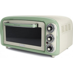 Ariete 979/04 Vintage Green Ηλεκτρικό Φουρνάκι 18lt χωρίς Εστίες